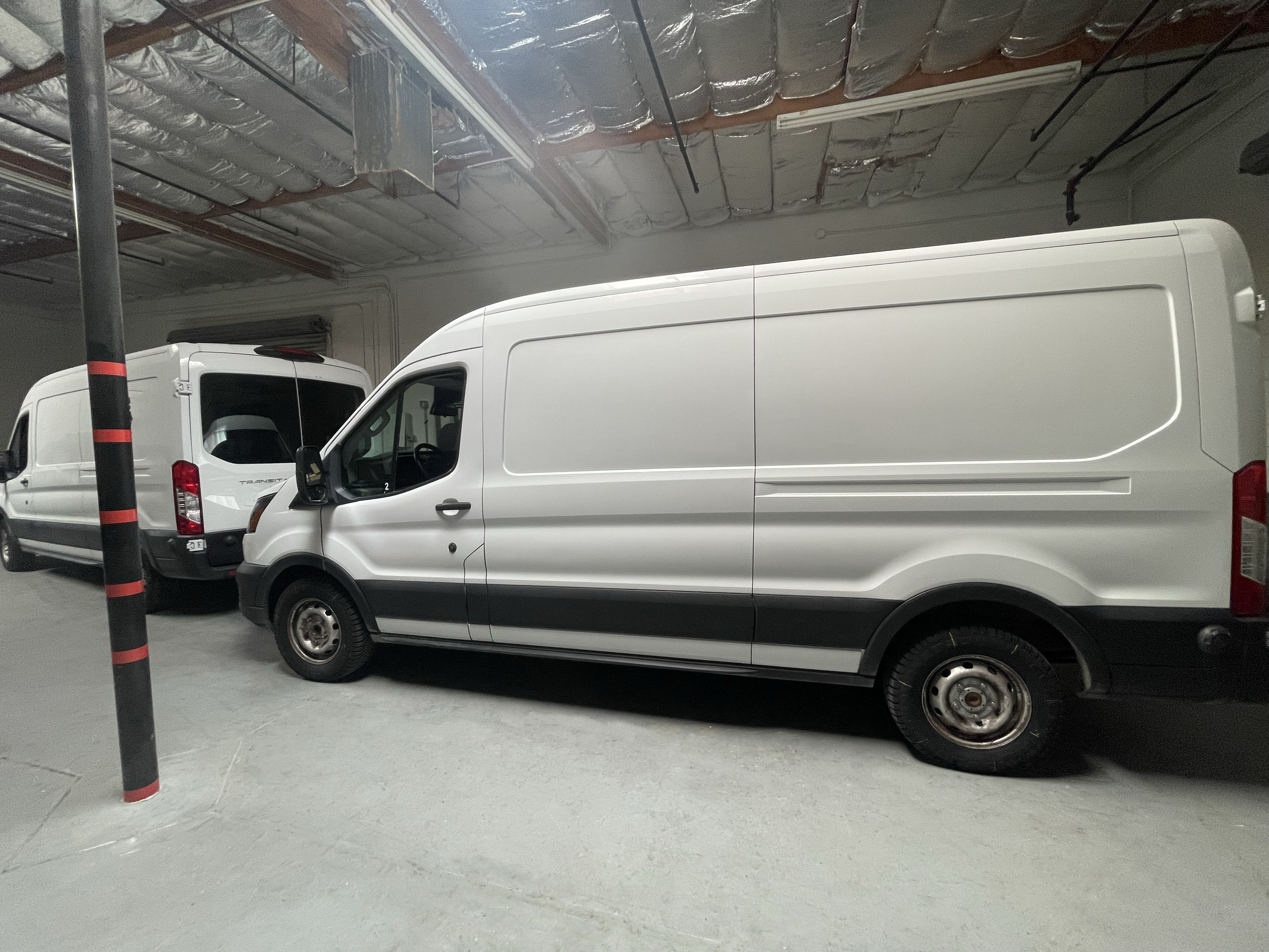 Fleet vehicles operating under controlled real-world test conditions